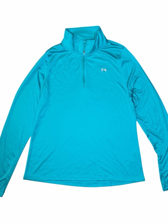 Under Armour Tops - Under Armour Women's Teal Quarter-Zip Swim Pullover